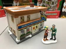 Dept 56 Elf the Movie World's Best Cup of Coffee Shop and Figures!