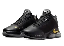 Nike LeBron James XIX 19 Low Witness Black University Gold DH1270-002 Men's 12