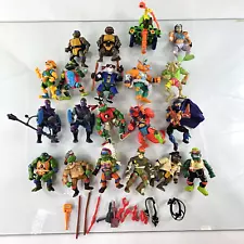 Vintage Teenage Mutant Ninja Turtles LOT OF 20 Figures & Accessories 1988-1992