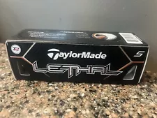 NEW TaylorMade LETHAL TP Golf Balls 1 Sleeve 3 New In Box Balls