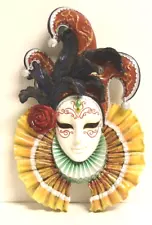 TOSCANO COLOMBINA JESTER VENETIAN WALL MASK - NEW