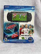 PSP 3000 Entertainment Bundle (Factory Sealed) (Cars 2 + FIFA SOCCER 12)