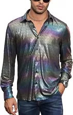 mens disco shirts for sale