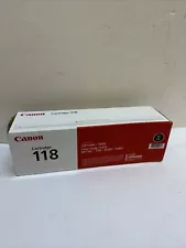 Canon Genuine 118 Black Laser Cartridge 2662B001 SEALED