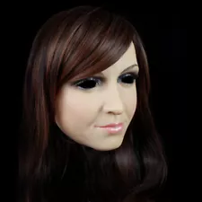 Silicone Mask Movie Props Realistic Female Face Masks Crossdressing