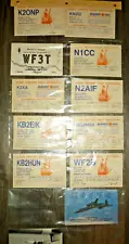 RARE QSL Cards Postcards Old Tube AMATEUR Ham Radio OPERATOR Lot Amateur