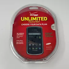 NEW Verizon Samsung Illusion SCH-I110NPP Black Smartphone Pre-paid Cellphone