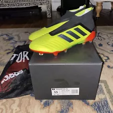 Adidas Predator 18+ Fg Soccer Shoes, Size 11, Beckham, Zidane, Accelerator