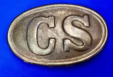 Civil War CS Soldiers Confederate States Service Belt Buckle for Reenactment