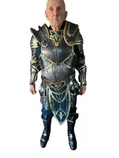 World of Warcraft Lothar Prestige Adult 16 Piece Costume Size XXL