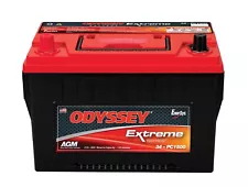 New ListingOdyssey Battery ODX-AGM34 Extreme Automotive Battery Group 34 AGM