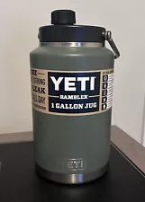 New YETI Rambler One Gallon Jug - Camp Green