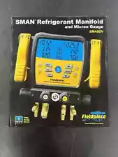 Fieldpiece SM480V 4-port SMAN Refrigerant Manifold With Job Link & Micron Gauge!