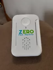 ZERO Ultrasonic Pest Repeller White Plug In Pest Control Non-toxic Chemical Free