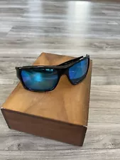 Oakley Turbine Sunglasses Oo9263-05 Black Ink/Sapphire Iridium