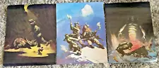 3 X 1969 1979 1980 FRANK FRAZETTA original ART PRINT POSTERS