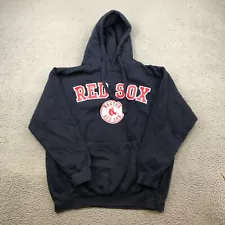 Stitches Red Sox Sweater Adult Large Blue MLB Pullover Hoodie 52715