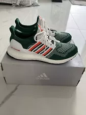 New Size 8 Mens / Size 9 Womens Miami Hurricanes UM Adidas Ultraboost