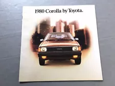 1980 Toyota Corolla 30-page Original Car Sales Brochure Catalog - Tercel