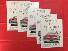 LOT 5---1959 DODGE "CORONET CUSTOM REGAL LANCER" Car Dealer Sales Brochures