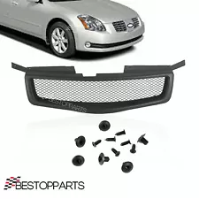 NI1200203 NI1200209 For Front Grille Matte Black For Nissan Maxima 4DR 2004-2006