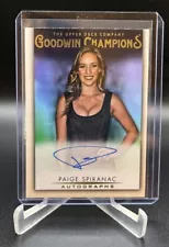 2021 Upper Deck Goodwin Champions Paige Spiranac On Card Autograph Golf