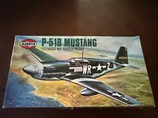 P-51B Mustang 1:72 Airfix #02066-6 Model Kit 011123DMT4 Pre=Owned FINAL SALE