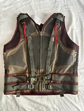 NWT Official Dark Knight Rises Tom Hardy Faux Leather Bane Vest XL Men Halloween