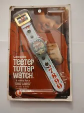 Vintage Leisure Dynamics~Teeter Totter See-Saw Kids Watch~Numbers~New 1975