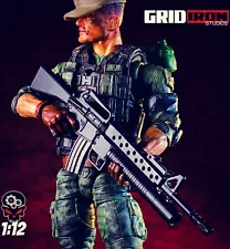 1:12 M16 M203 For G.I. Joe Classified Action Figures Mezco GA166 Predator Dutch