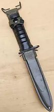 Army Usmc Vietnam US-M4 Bayonet With M8A1 Scabbard M1 Carbine Runber Handle