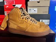 Size 11.5 - Nike Bobbito Garcia x Air Force 1 High Gold Wheat af1 uptown