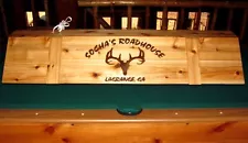 Custom Led Pool Table Light w/ your name - logo! Billiards