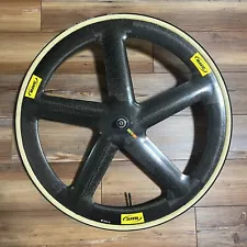 Mavic IO Five Spoke Carbon Track Front Wheel