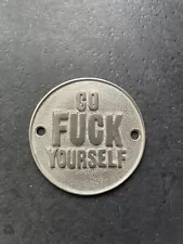 CUSTOM HARLEY-DAVIDSON SHOVELHEAD / EVO MOTOR GO F**K YOURSELF POINTS COVER