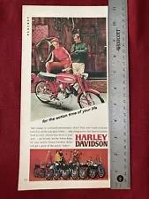 Harley-Davidson M-65 Motorcycle Ad - Great To Frame!