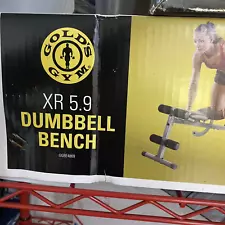 Gold’s Gym GGBE4869 Weight/Dumbbell/Abs Workout Bench—Used Condition