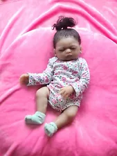 AA reborn full body silicone pre-owned baby girl