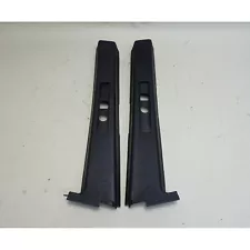 1992-1999 BMW E36 3-Series B- Pillar Column Upper Cover Pair Black Left Right OE (For: BMW)