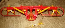 1/16 vintage bruder plastic hay tedder for parts or repair used