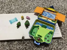 Vintage 1997 Tomy Nintendo Pokémon Polly Pocket Play Set Pokémon Center Blue