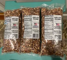 (3) Shelled Pecans, Georgia Pecan Co. Exp 03-15-2025 FREE SHIPPING