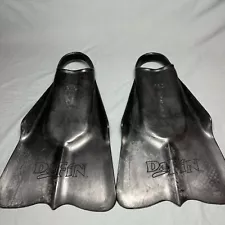 Da Fin Hawaii Pro Model Swim Fins Flippers Size XL 13 - 14 ML DaFin Black