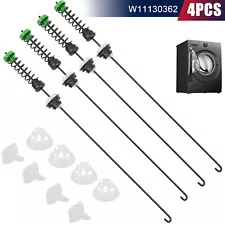 4Pcs Upgraded W11130362 Washer Suspension Rod Kit For Whirlpool Washing Machine