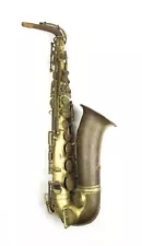 Rare Antique Saxophone Over-All Brand Made in Paris France