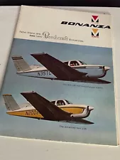 Vintage Beechcraft Bonanza V35 V35TC 14 Page Sales Brochure