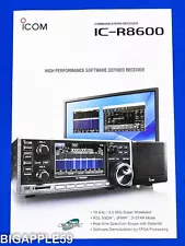 Sales Flyer Brochure For Icom IC-R8600 Wideband Radio Receiver