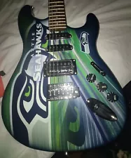 Rare..Limited Edition Woodrow Seahawks guitar only 250 made