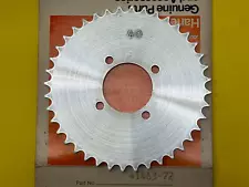 AERMACCHI HARLEY NOS 41463-72P 40T Rear SPROCKET 1972 MC65 SHORTSTER (For: 1972 Harley-Davidson)