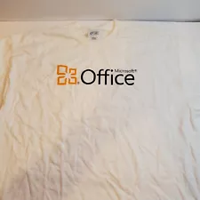 2010 Microsoft Office White T-Shirt Software Logo | XL Port And Company